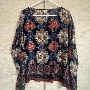 Ariat Geometric Print Women's Top